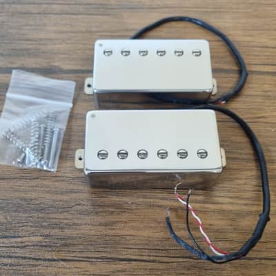 Strandberg HH Hot PAF Humbucker Pickups Set Chrome image 1