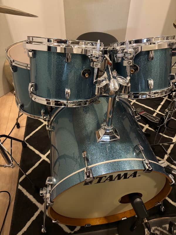 Tama Silverstar - Blue Sparkle 10/12/16/22 image 1