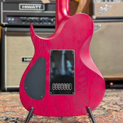 Solar Guitars 7-String Type T w/ Evertune Bridge T1.7TBR 2022 - Trans Blood Red Matte image 3