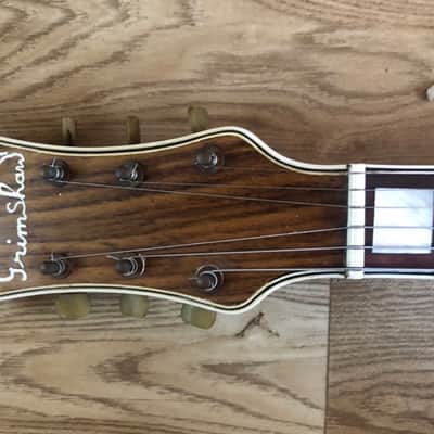Rare 1958 Grimshaw S S custom electric guitar natural, great player image 3