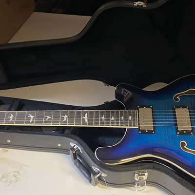 NEW OLD STOCK! 2022 PRS SE Hollowbody II Electric Guitar - Faded Blue Burst - Authorized Dealer - 10566 image 13