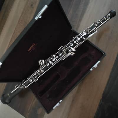 Vintage Yamaha Wood Oboe 411/441– Crack Free – Plays –  Left F image 13