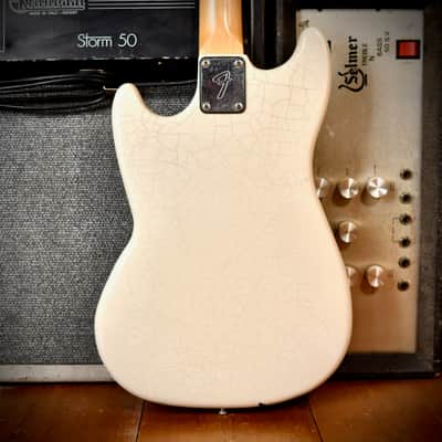 Fender Musicmaster Bass White Refinish 1978 image 4