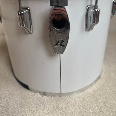 Rogers Vintage Tom Drum - 15” x 12” 70s - White image 3