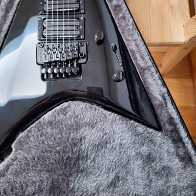 2008 Kramer Vanguard Flying V FR-440S Black w/OHSC image 13