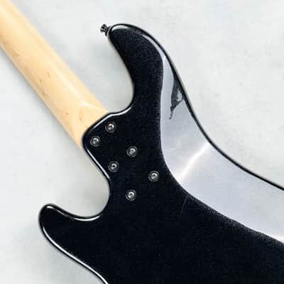 Sandberg California VS Lionel 30" Short Scale 4-String Bass 2024 - Cosmic Black & Green Neon Stripes image 12
