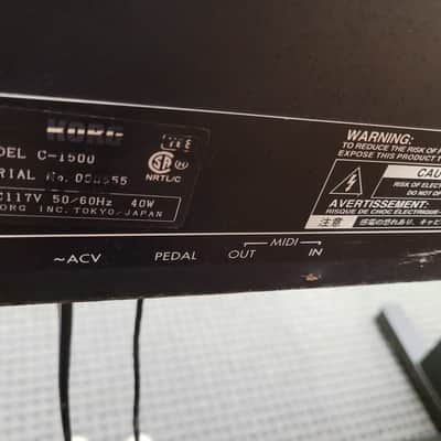 Korg  C-1500 88 Key Digital Piano 1990s Black image 5