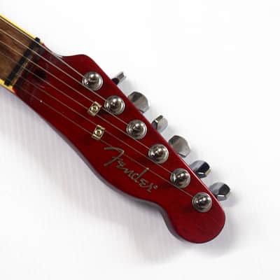 Fender Special Edition Custom Telecaster HH - Crimson Red Transparent image 7