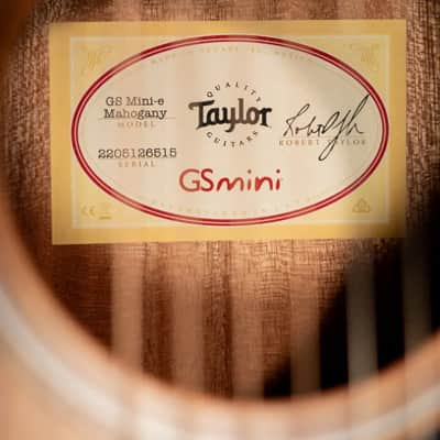 Taylor GS Mini-e Mahogany Acoustic/Electric Guitar with GS Mini Bag image 15