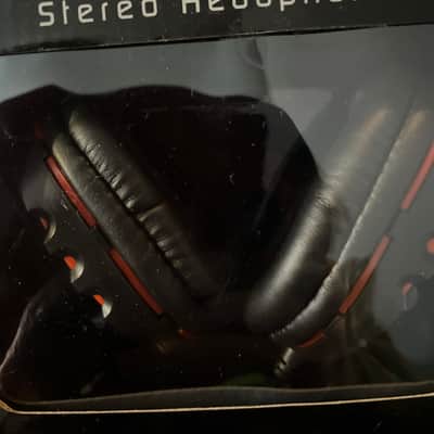 Fostex TX-1 stereo headphones 2010s - Orange and black image 2