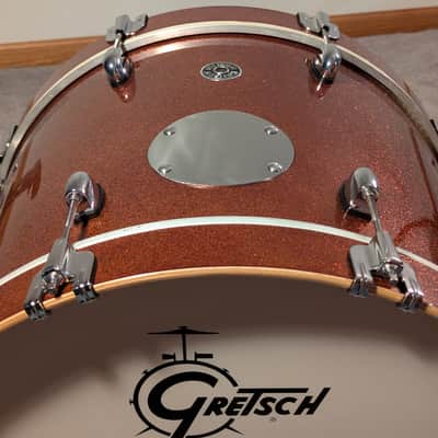 Gretsch Bass Drum cover/blanking/delete plate for Gas Cap Tom Mount image 4
