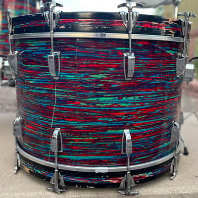 Ludwig Super Classic 1967 - Psychedelic Red image 6
