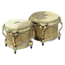 Latin Percussion M201-AW Matador Wood Bongos (Natural/Gold) - Bongo