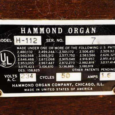 Hammond H 112 - B3 sound image 17