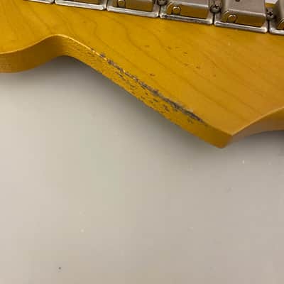 MJT Allparts Fender Stratocaster Neck Vintage Aged Relic w/ Tuners image 9