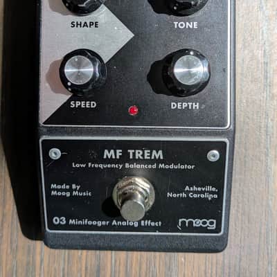 Moog Minifooger MF Trem v2 2010s - Black image 1