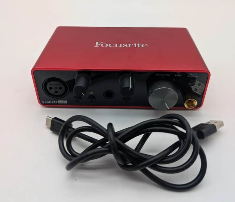 Focusrite Scarlett Solo 3rd Gen USB Audio Interface 2019 - Present - Red / Black image 1