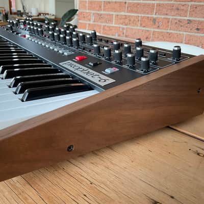 Sequential Prophet-6 49-Key 6-Voice Polyphonic Synthesizer 2018 - 2020 - Black with Wood Sides image 6