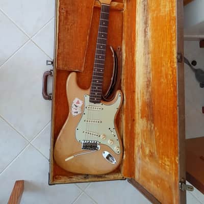 Fender Stratocaster 1962 Natural Slab board/veneer Transition month image 1