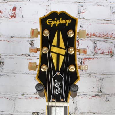 Epiphone - 2020 Joe Bonamassa Les Paul Custom Black Beauty Electric Guitar Antique Ebony w/OHSC and COA - USED image 3