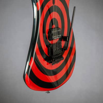 Kramer '84 Reissue Baretta 2000 - 2012 - Black Red Bullseye image 3