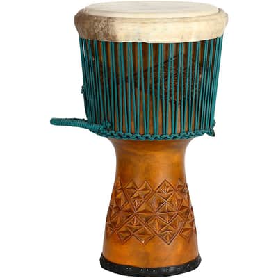 X8 Drums Jackfruit Master Series Djembe Drum with Bag Regular 14 in. image 2