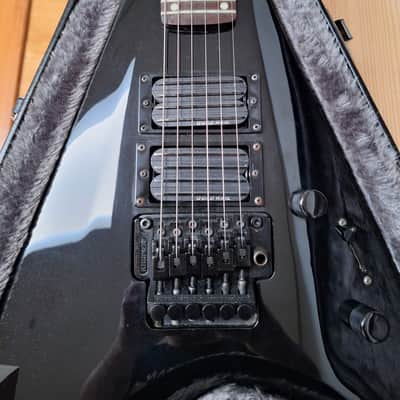 2008 Kramer Vanguard Flying V FR-440S Black w/OHSC image 14