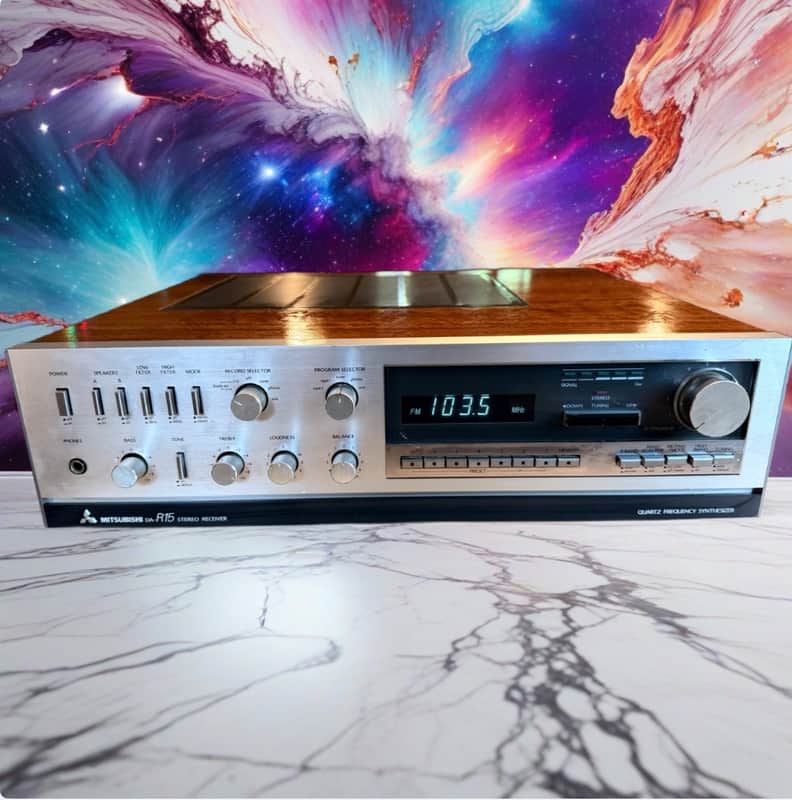 Audiophile Mitsubishi DA-R15 Stereo Receiver Beautiful Finish FRESH SERVICE 💎 image 1