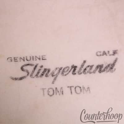 Slingerland Tom Tom 13"Genuine Calf Skin Drum Head Batter Vintage 60s Sound King image 2