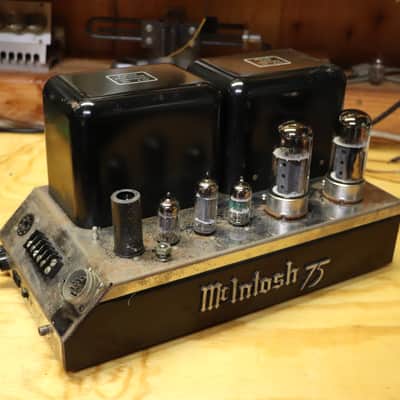 1963 McIntosh MC75 75-Watt Monobloc Power Amplifier image 1