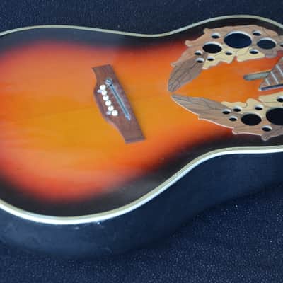 Ovation-Style Deep Bowl Guitar * needs some work/love*very cool project guitar for little money! * image 5