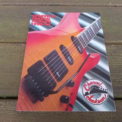 Vintage 1990 - 1991 Charvel, Charvette, Jackson Full Color Catalog! Rare, Original Case Candy, Paperwork! image 1