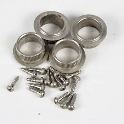 1968-1972 Vintage Fender Jazz/Telecaster/Precision Bass PBass ~NICKEL TUNERS~ Set 1969,1970,1971 image 9