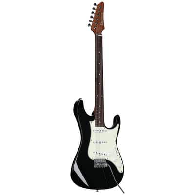 Ibanez AZ2203N Prestige Electric Guitar (with Case), Black, Open Box (Very Good) image 4
