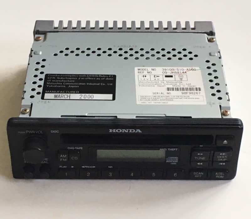 Honda OEM Stereo Receiver Car Vintage Made In Japan 2000 Original Auto Part Rare Model No. 39100-S10-A500