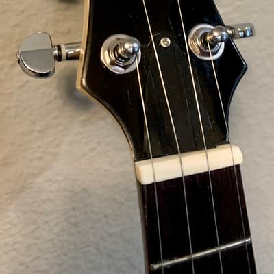 Vorson FLPUK-2 LP-Style Electric Ukulele with Gig Bag, Flame Maple image 3