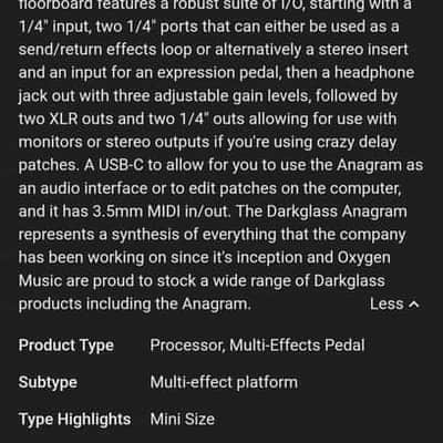 Darkglass Electronics Anagram 2025 - Present - Silver image 9