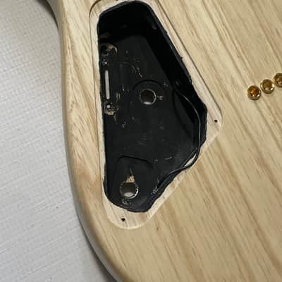 2010's Charvel Mexico Pro Mod Style 1 Natural Ash Wood Guitar Body Hardtail image 15