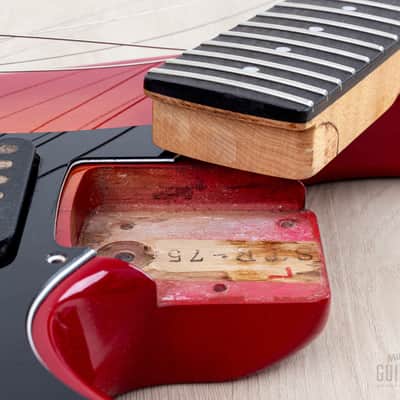 1988 Fender Pro Feel Stratocaster STR75 SSH Cherry Red Sunburst w/ Floyd Rose, Japan MIJ Fujigen image 17