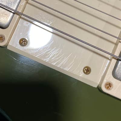 Video! 2019 Gibson Custom Shop Special Order '59 1959 Flying V Reissue Olive Drab Green image 17