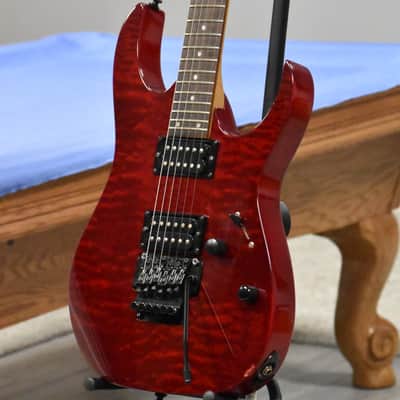 Ibanez RG 320 QS - 2000 Red Wave gloss with Floyd Rose image 10