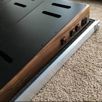 Creation Music Company Custom 28x20 Elevation Pedalboard  Walnut/Black image 6
