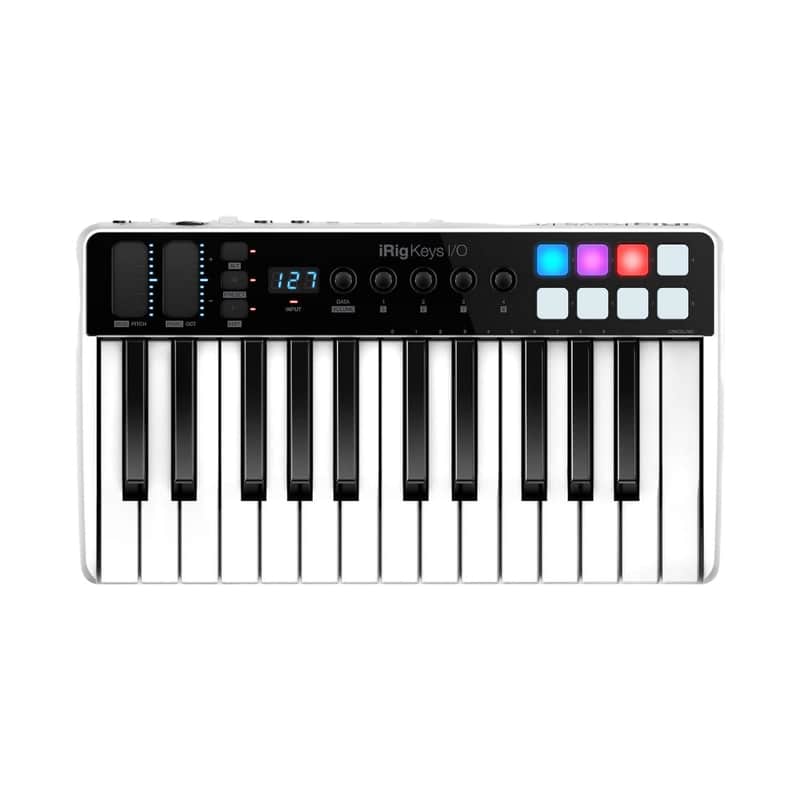 IK Multimedia iRig Keys I/O 25 MIDI Keyboard/Audio Interface *USA Small Business* image 1
