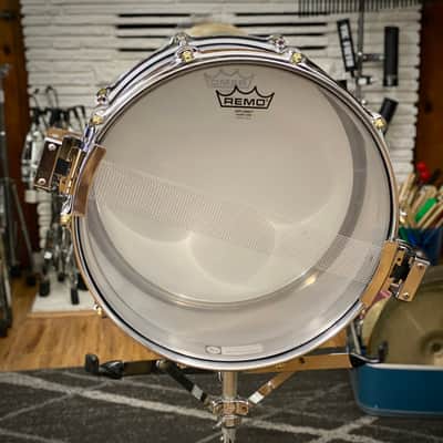 Pearl 5x14 Free Floating Steel Snare Drum – 1st Gen 1980s image 12
