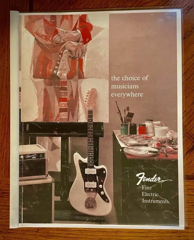 Vintage 1961-1962 Fender REPLICA Catalog - 32 pages image 1