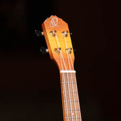 Ortega Custom Built Series Flamed Maple Arched Top Okoume Neck 4-String Concert Electric Ukulele w/Gig Bag image 21