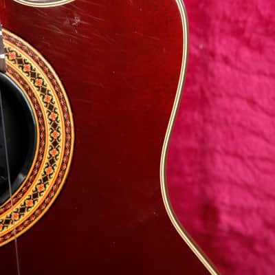Gibson Chet Atkins CE Wine Red Nylon String Guitar 1993 Pre-Owned image 8