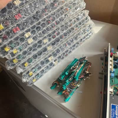 14-Mccurdy LF console 8801E preamps- 90s - dark blue image 2