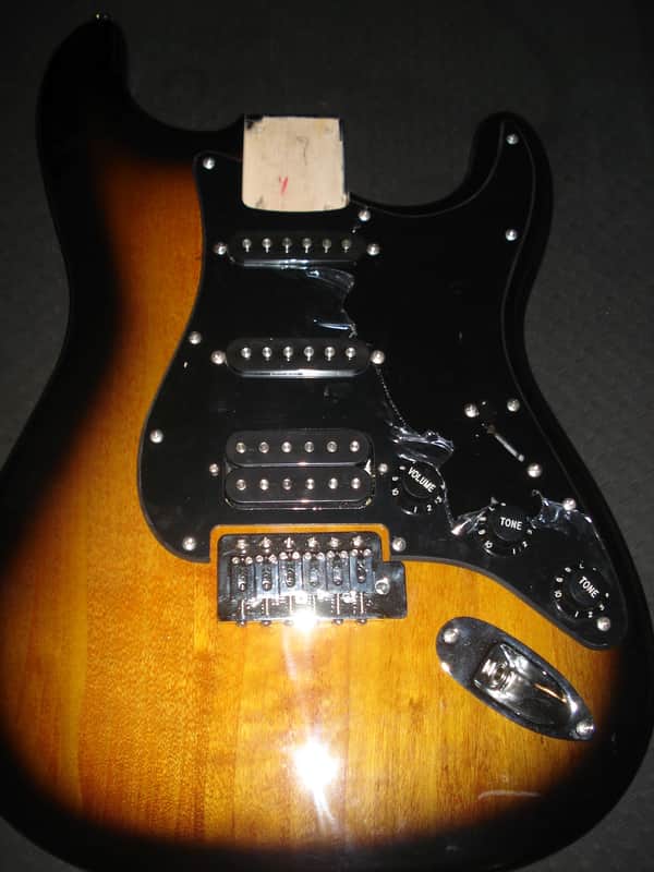Squier Stratocaster Squier Stratocaster Body Sonic Series FSR 2TS Tone Sunburst Finish Fully Loaded image 1