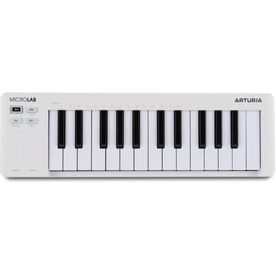 Arturia Microlab MK3 Ultra-Compact MIDI Controller - White